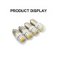 Boat Led Bulb, 1.2 watts - Indicator Led - 10-30 volts - E10- White - D12*32mm - COB-CL-E10-W  - AZLED